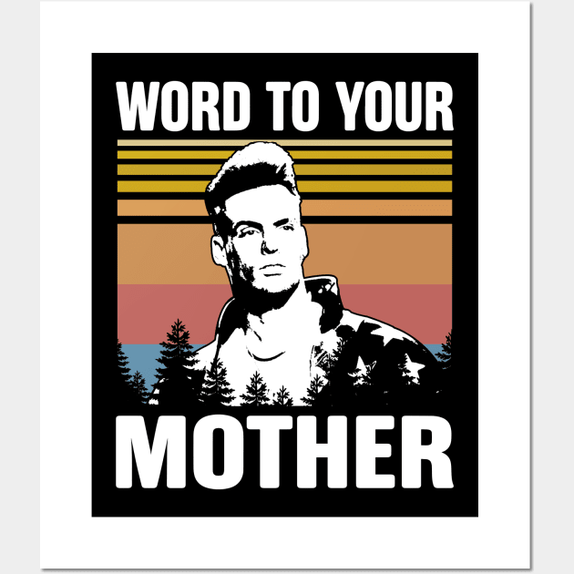 Vanilla Ice Word To Your Mother Vintage 2 Wall Art by fancyjan